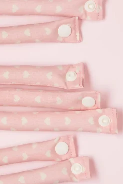 Best Lieblingsstucke By JuttaVerena In My Heart - Set Van 12 Krulspelden In Roze