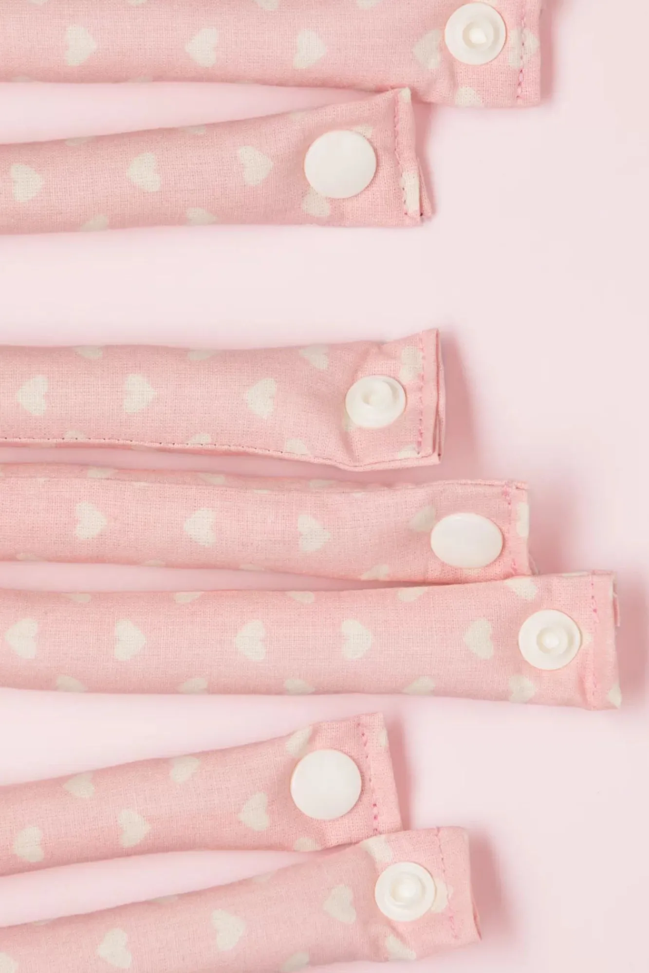 Best Lieblingsstucke By JuttaVerena In My Heart - Set Van 12 Krulspelden In Roze