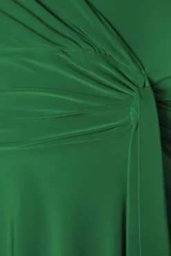Online Vintage Chic for Topvintage Irene Overslag Swingjurk In Groen