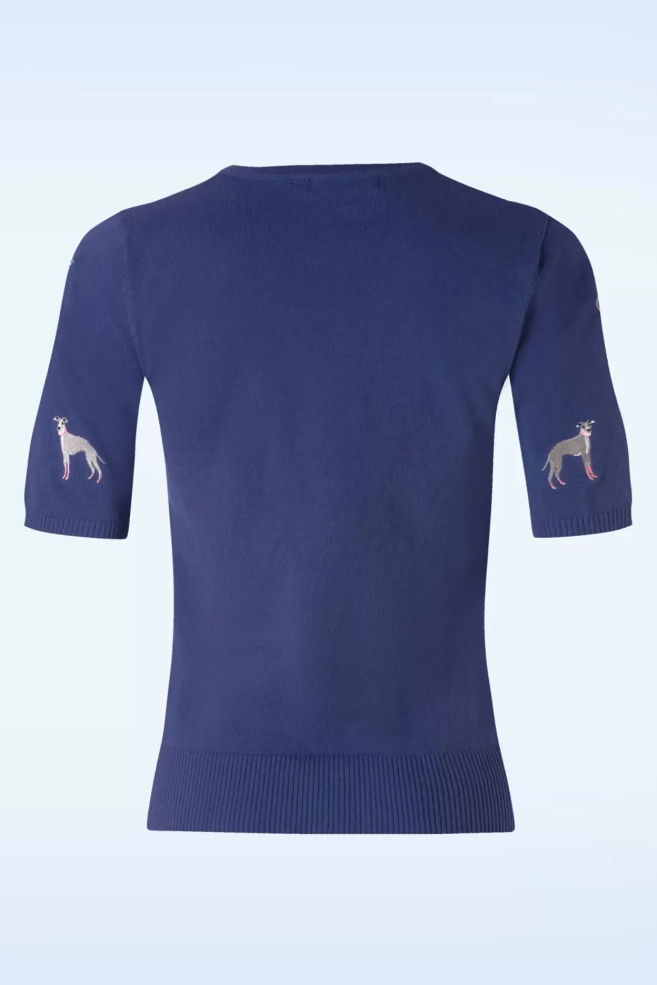 Shop Banned Retro It's A Whippets World Jumper In Blauw