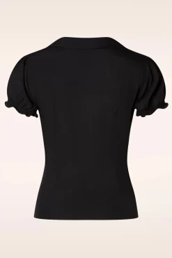 Flash Sale Banned Retro Jane Blouse In Zwart