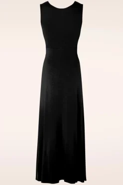 Clearance Surkana Jasmine Maxi Jurk In Zwart