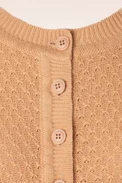 Shop Mak Sweater Jennie Vest In Bruin