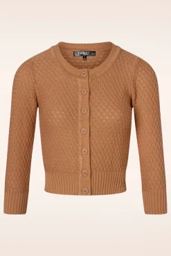 Sale Mak Sweater Jennie Vest In Camel