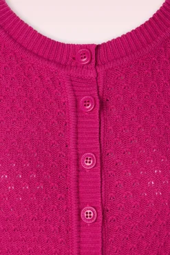 Clearance Mak Sweater Jennie Vest In Magenta