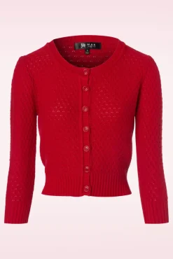 Cheap Mak Sweater Jennie Vest In Rood