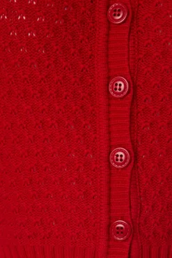 Cheap Mak Sweater Jennie Vest In Rood