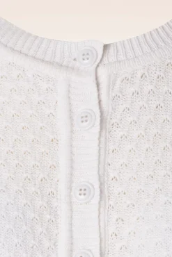 Hot Mak Sweater Jennie Vest In Wit