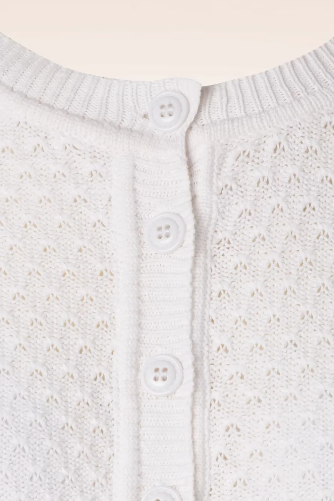 Hot Mak Sweater Jennie Vest In Wit