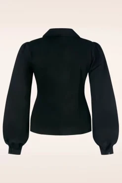 Shop Collectif Clothing Jerry Blouse In Zwart