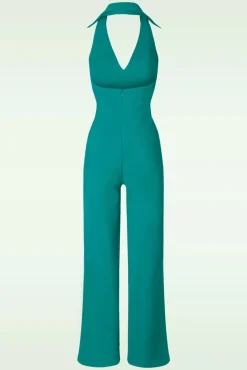 Shop Wild Pony Jolena Jumpsuit In Blauwgroen