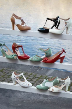 Best Sale Lola Ramona u2665 Topvintage June Effortlessly Elegant Lakpumps In Zwart