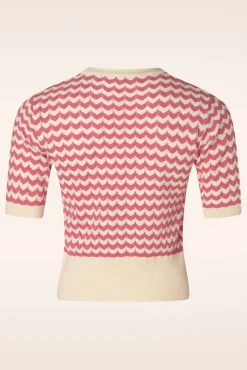 Best Sale Circus June Sweater In Gebroken Wit En Kers