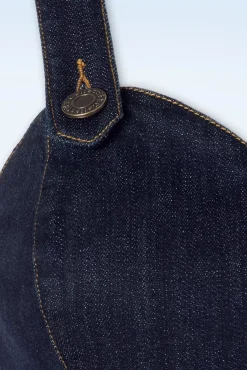 Online Collectif Clothing Jupiter Pinafore Jurk In Denim