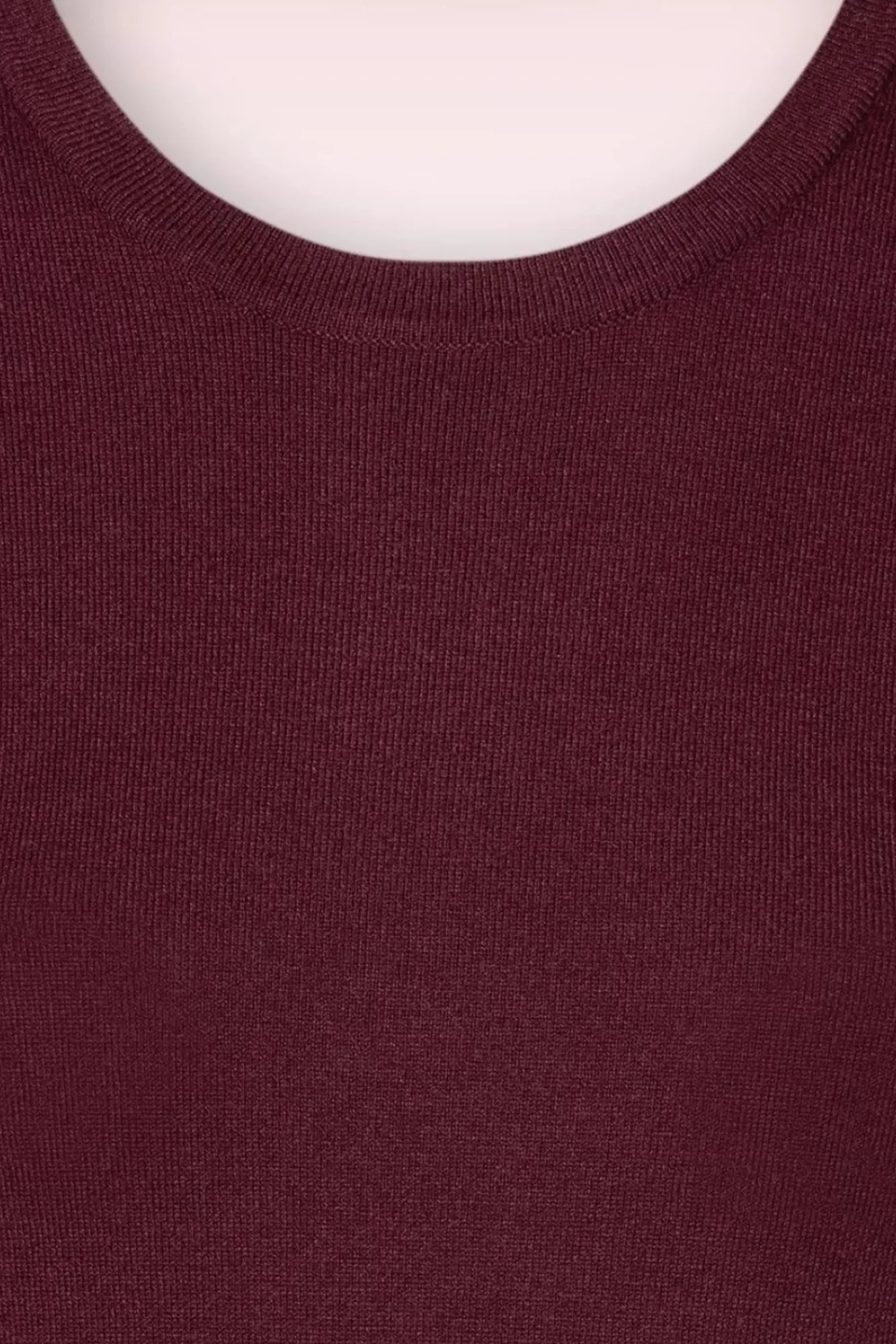 Hot Mak Sweater Kelly Trui In Bordeauxrood