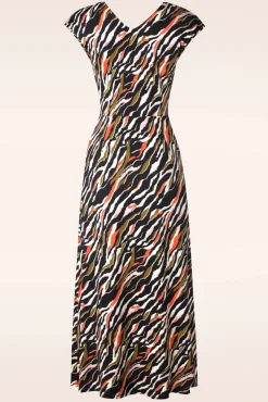 Flash Sale K-Design Kyra Geknoopte Maxi Jurk In Zwart