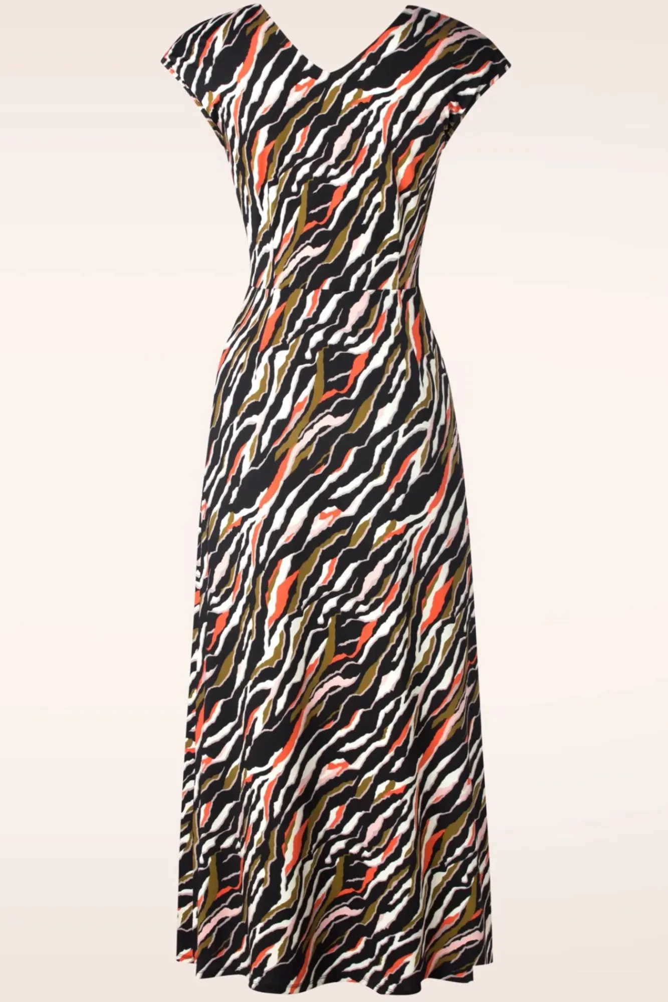 Flash Sale K-Design Kyra Geknoopte Maxi Jurk In Zwart