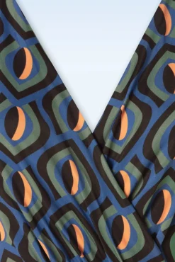 Flash Sale Vintage Chic for Topvintage Laurie Maxi Jurk In Blauw