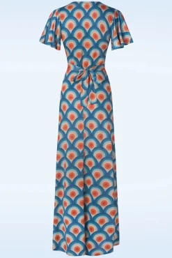 Clearance Vintage Chic for Topvintage Laurie Maxi Jurk In Circle Geo Print