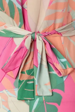 Best Sale Vintage Chic for Topvintage Laurie Maxi Jurk In Multi Pastle Leaves