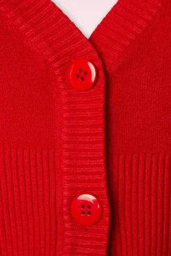 Best Banned Retro Let's Go Dancing Vest In Lipstick Red