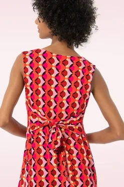 Shop Surkana Lia Maxi Jurk In Fuchsia