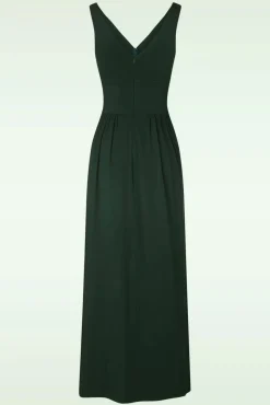 Best Very Cherry Limone Tricot Jurk In Luxe Flessengroen