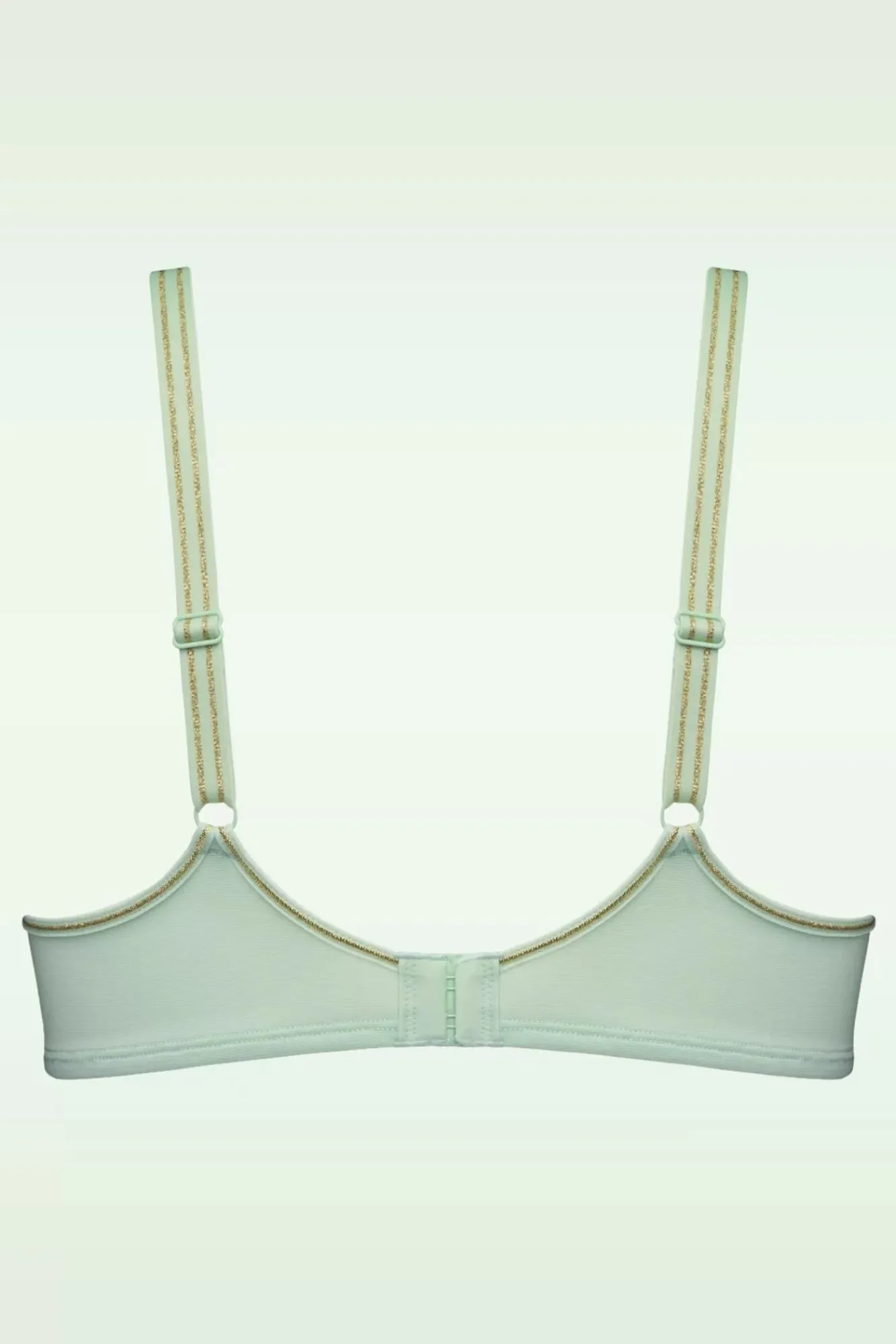 Outlet Marlies Dekkers Lucky Clover Padded Balcony Bh In Mintgroen En Goud