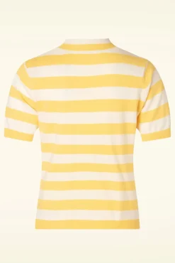 Outlet Compania Fantastica Lucy Jumper In Wit En Geel