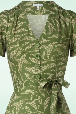 Cheap Very Cherry Magnolia Celebes Jurk In Groen