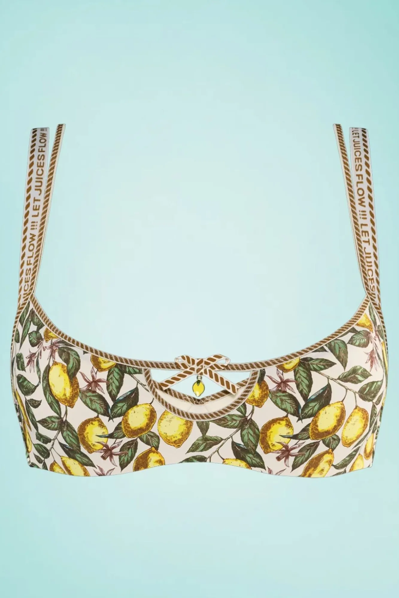 Best Marlies Dekkers Mambo Amalfi Demi-Bh Met Citroenprint In Creme