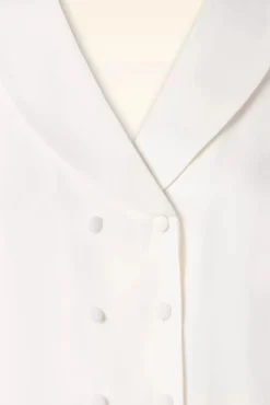 Best Sale Banned Retro Maria Blouse In Wit