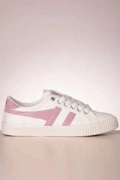 Online Gola Mark Cox Tennis Sneakers In Gebroken Wit En Lichtroze