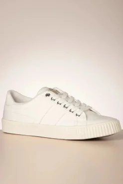 Clearance Gola Mark Cox Tennis Sneakers In Gebroken Wit