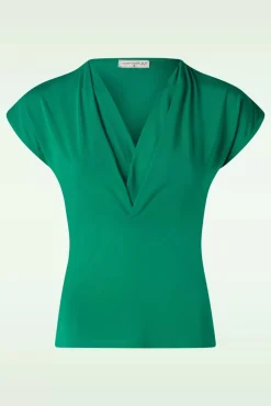 Outlet Mademoiselle Yu00e9Yu00e9 Marvelous Charming Top In Ultramarine Groen