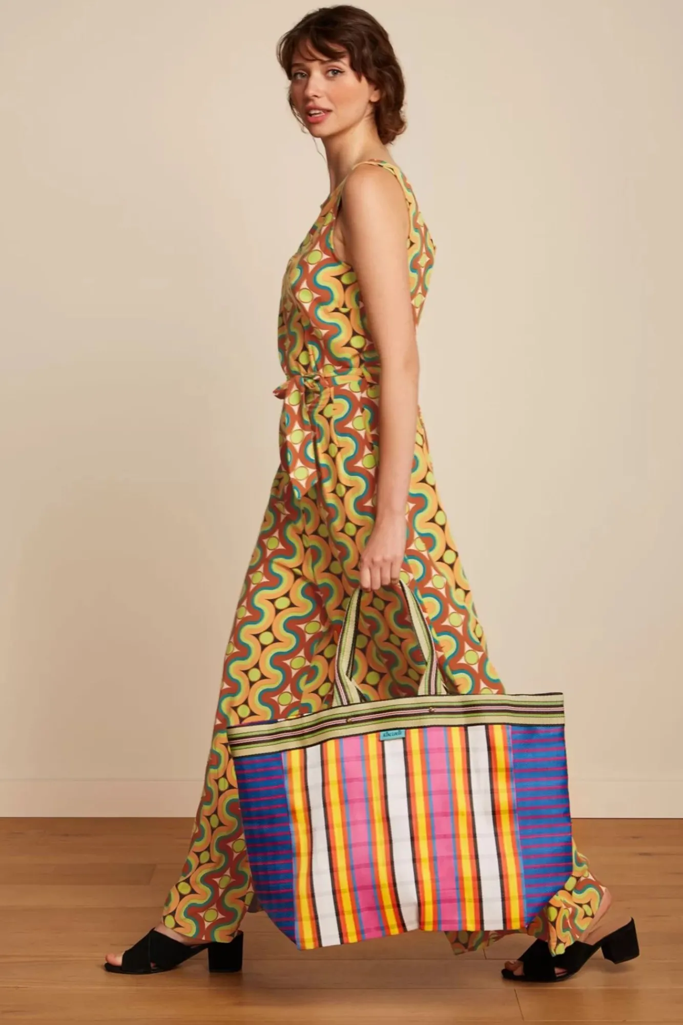 Store King Louie Mercado Big Shopper Tas In Multi