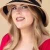 Online Brontu00e9 Mindy Travel Hoed In Beige En Zwart