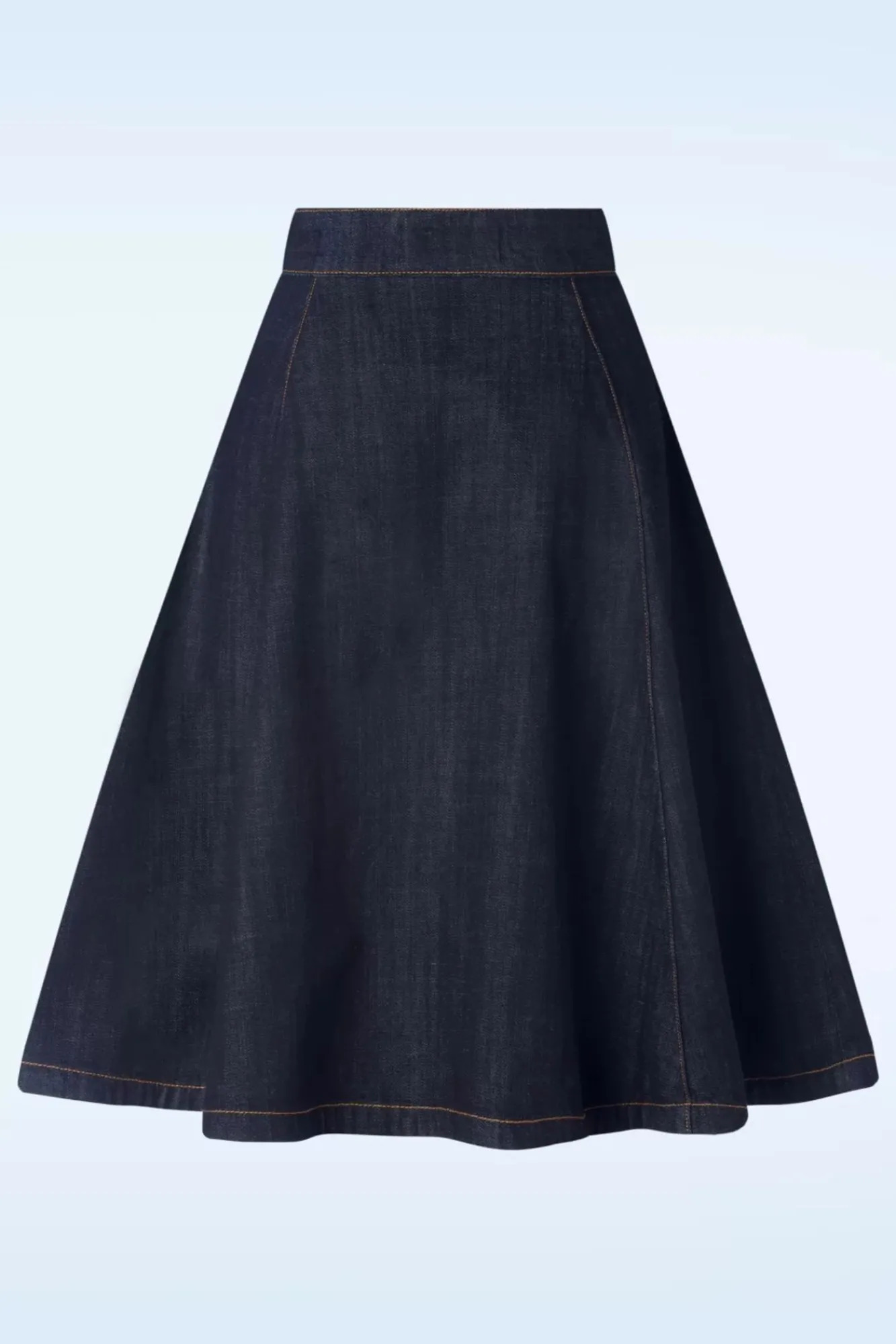 Shop Rock-a-Booty Mona Lee Swing Rok In Donkerdenim