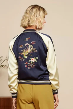 Fashion King Louie Monka Bomber Jasje In Avondblauw