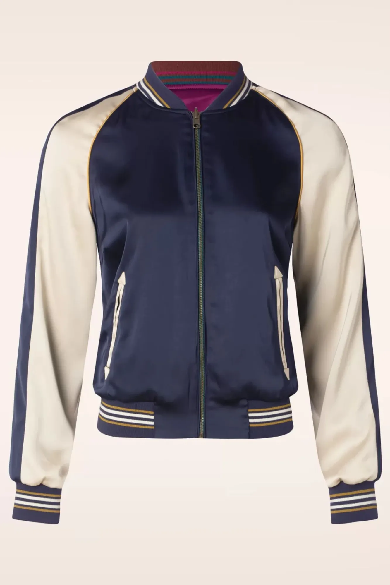 Fashion King Louie Monka Bomber Jasje In Avondblauw