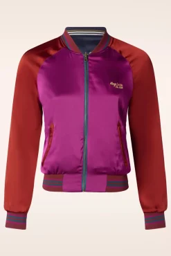 Fashion King Louie Monka Bomber Jasje In Avondblauw