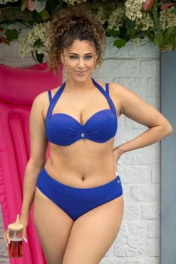 Online TC Beach Multiway Bikinitop In Blue Waves