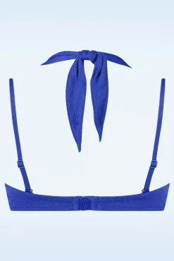Online TC Beach Multiway Bikinitop In Blue Waves
