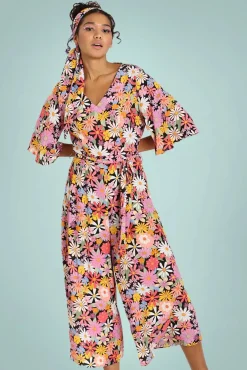 Store Bunny Nadine Bloemen Jumpsuit In Multi