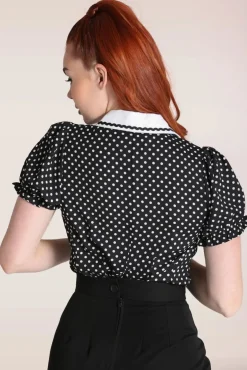 New Bunny Naomi Blouse In Zwart En Wit