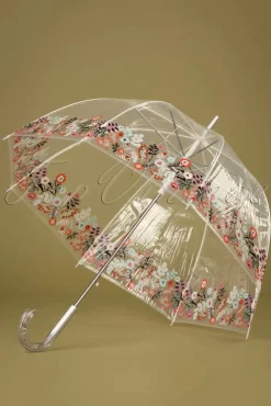Cheap So Rainy Nouvelle Dentelle Transparante Koepelparaplu In Multi