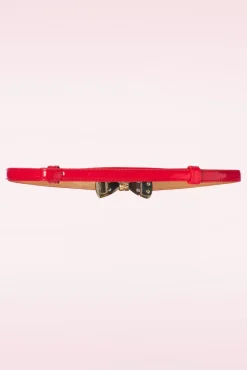 Store Banned Retro Ocean Avenue Strikriem In Rood
