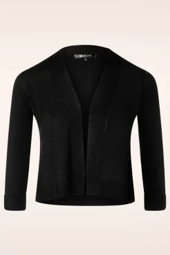 Cheap Mak Sweater Oda Vest Met Open Voorkant In Zwart