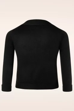 Cheap Mak Sweater Oda Vest Met Open Voorkant In Zwart