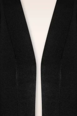 Cheap Mak Sweater Oda Vest Met Open Voorkant In Zwart